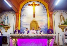 Thánh lễ cao điểm tuần chầu đền tạ tại giáo xứ Thiên Tước