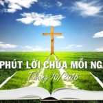 5 phút Lời Chúa mỗi ngày – Tháng 10/2018