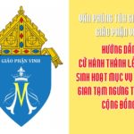 TGM Giáo phận Vinh hướng dẫn cử hành thánh lễ và các sinh hoạt mục vụ sau thời gian cách ly xã hội phòng chống lây nhiễm Covid-19