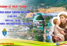 Thánh lễ trực tuyến: Lễ kính Thánh Antôn Pađôva tại Linh địa Trại Gáo 13/6/2021