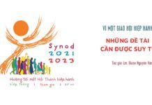Vì một Giáo hội hiệp hành: Những đề tài cần được suy tư