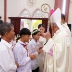 Thánh lễ ban Bí tích Thêm Sức tại Giáo xứ Mẫu Lâm