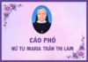 Cáo phó: Nữ tu Maria Trần Thị Lam (Cộng đoàn Trang Nứa – Hội dòng Mến Thánh Giá Vinh)